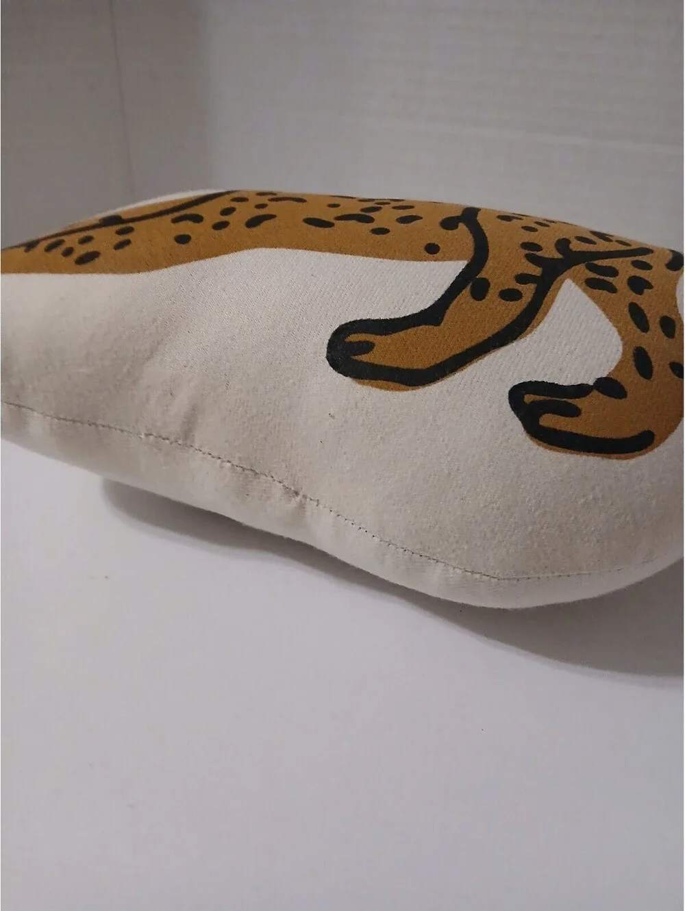 imani collective Cheetah Decorative Pillow Plush Small 11.5 Inches Made In Kenya